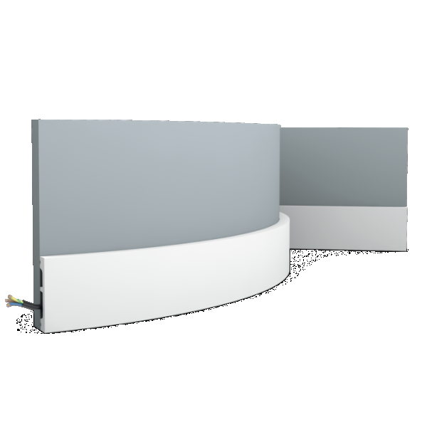 SX157F ORAC Plinthe Flexible Flex L200 x H6,6 x L1,3 cm ORAC DECOR 7 - Cimaise Tableau 