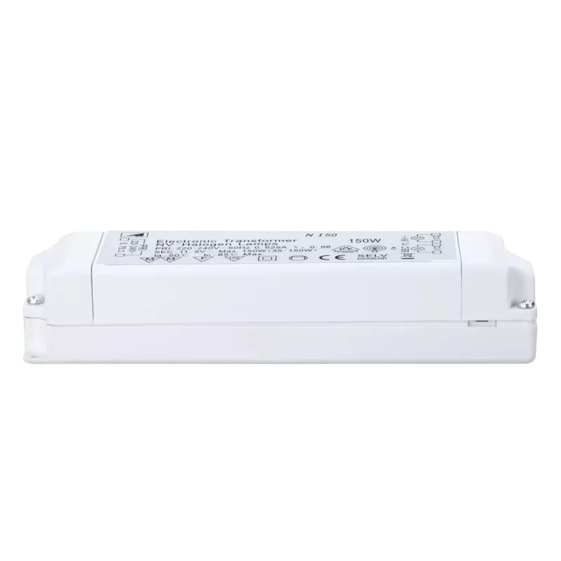 Elektronischer Transformator nach VDE-Norm, max. 35–150 W, 230/12 V, 150 VA, Weiß - système d'accrochage et décoration