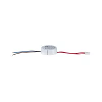 Transformador electrónico de disco VDE, máx. 35-105 W, 230/12 V, 105 VA, blanco.