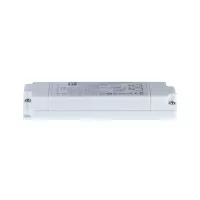 Transformador de CA plano electrónico VDE para lámparas halógenas, máx. 35-105 W, 230/12 V, 105 VA, color blanco. - système d'accrochage et décoration - détail 1
