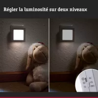 Esby Night Light with Square Dusk-to-Dawn Sensor, 3000K, 0.7lm - système d'accrochage et décoration - détail 7