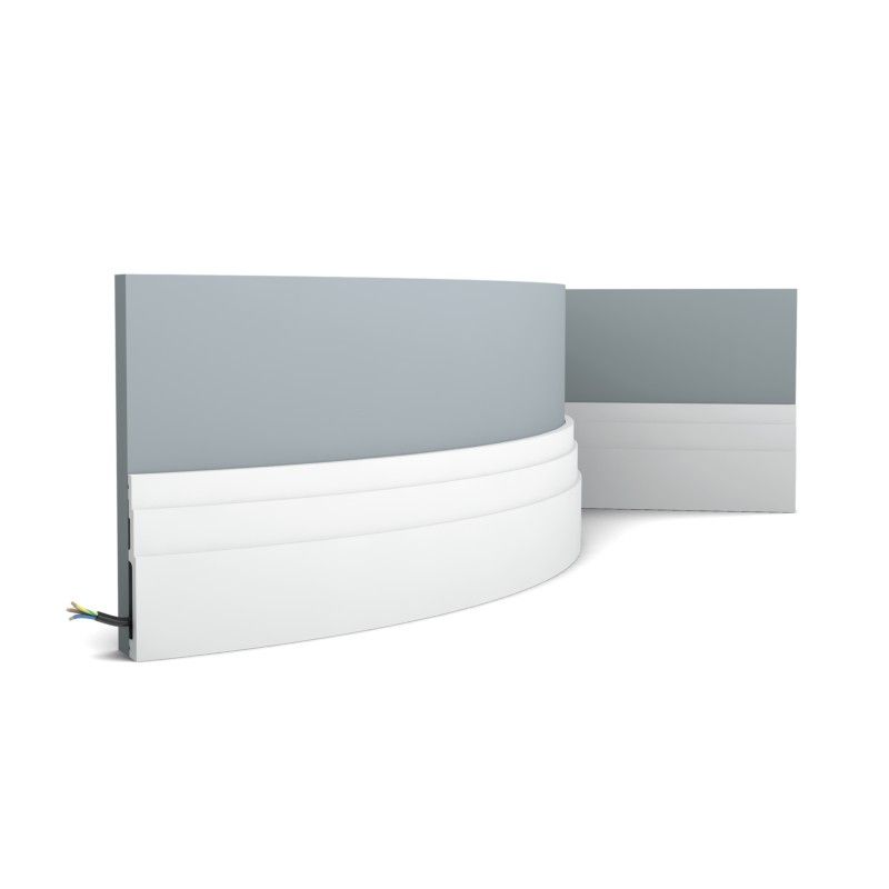 SX180F ORAC Flexible Plinth Flexible L200 x H12 x L1.6 cm ORAC DECOR 3 - Cimaise Tableau 