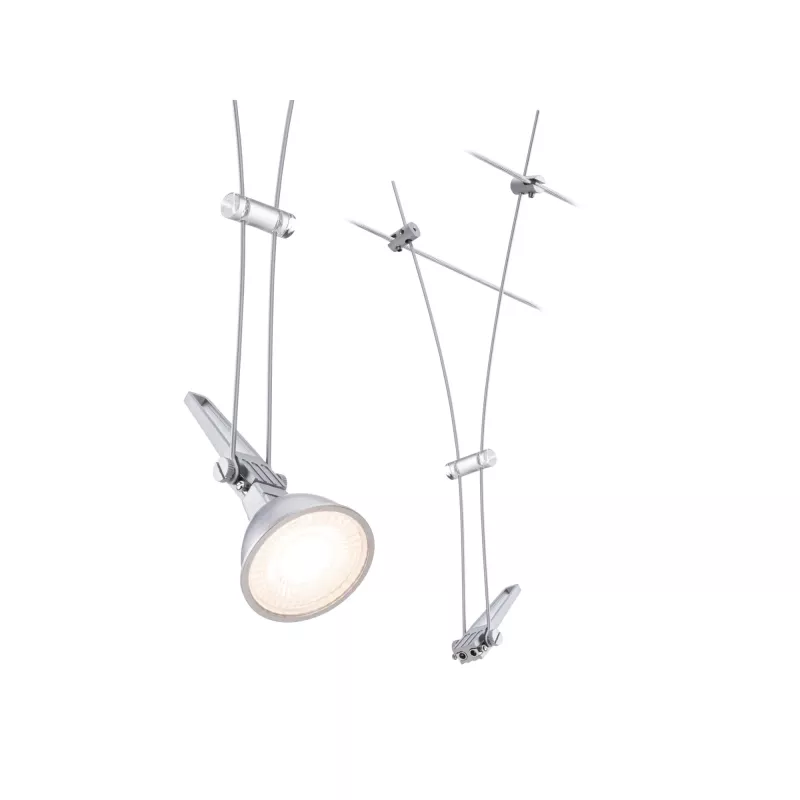 CorDuo Comet Spot-Kabelsystem, einzelne GU5.3-Fassung, max. 50 W, dimmbar, 12 V PAULMANN 26 - Cimaise Tableau 