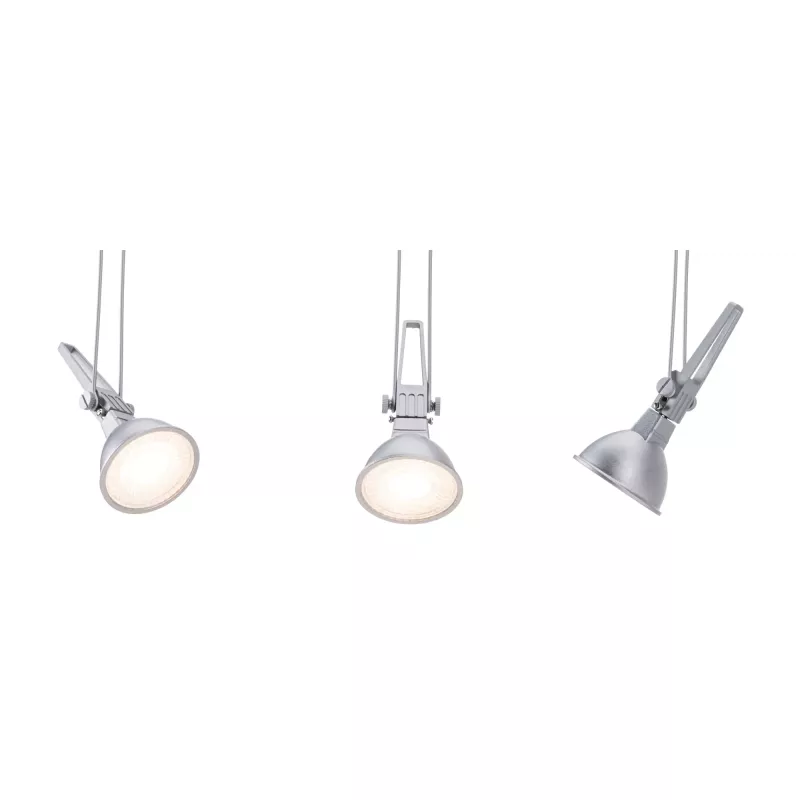 CorDuo Comet Spot-Kabelsystem, einzelne GU5.3-Fassung, max. 50 W, dimmbar, 12 V PAULMANN 27 - Cimaise Tableau 