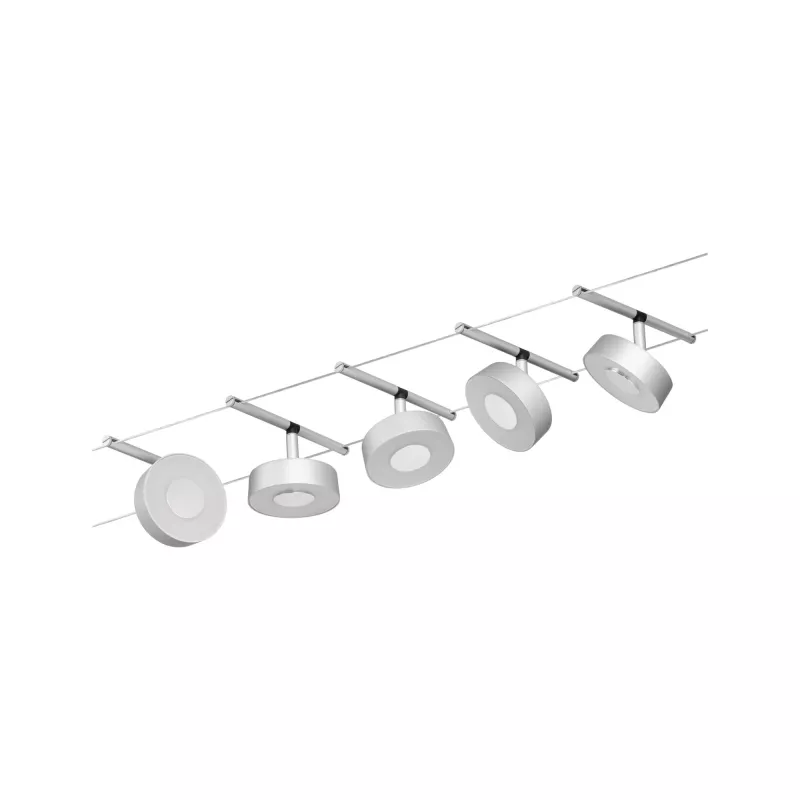 CorDuo LED Circle Cable System Basic Kit 5x180lm 5x5W 3000K 230/12V PAULMANN 33 - Cimaise Tableau 