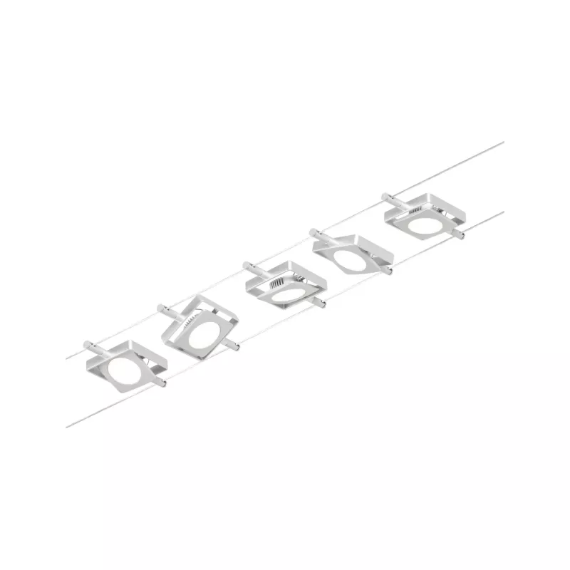 CorDuo LED Kabelsystem MacLED Basis-Kit 5x250lm 5x4,5W 3000K 230/12V - système d'accrochage et décoration