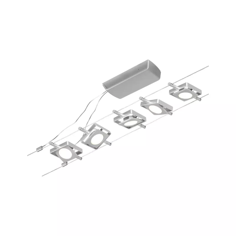 CorDuo LED Cable System MacLED Basic Kit 5x250lm 5x4.5W 3000K 230/12V PAULMANN 32 - Cimaise Tableau 