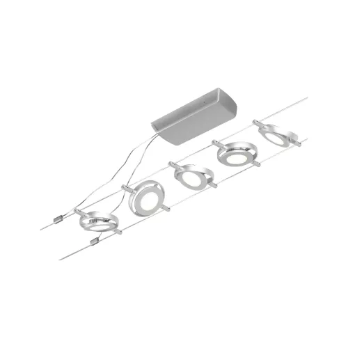 CorDuo Système sur câbles LED RoundMac Kit de base 5x200lm 5x4,5W 3000K 230/12V