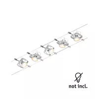 CorDuo System-on-Cable Mac II Basic Kit GU5.3 max. 5x10W 230/12V - système d'accrochage et décoration - détail 1