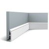 SX173-RAL9003 Plinth Duropolymer L200 x H10 x L1.6 cm ORAC DECOR 4 - Cimaise Tableau 