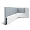 SX184-RAL9003 ORAC Plinthe RAL9003 Duropolymer L200 x H11 x L1,3 cm ORAC DECOR 4 - Cimaise Tableau 