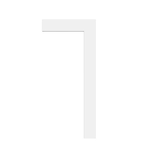 DX157-2300-RAL9003 ORAC Durofoam Profil L230 x H6,6 x B1,3 cm ORAC DECOR 1 - Cimaise Tableau