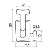 Self-locking Crochet Newly H100 - 20kg Newly 3 - Cimaise Tableau