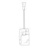 Crochet Autobloquant Newly H100 - Charge 20 kg pour Cimaise Newly 5 - Cimaise Tableau 