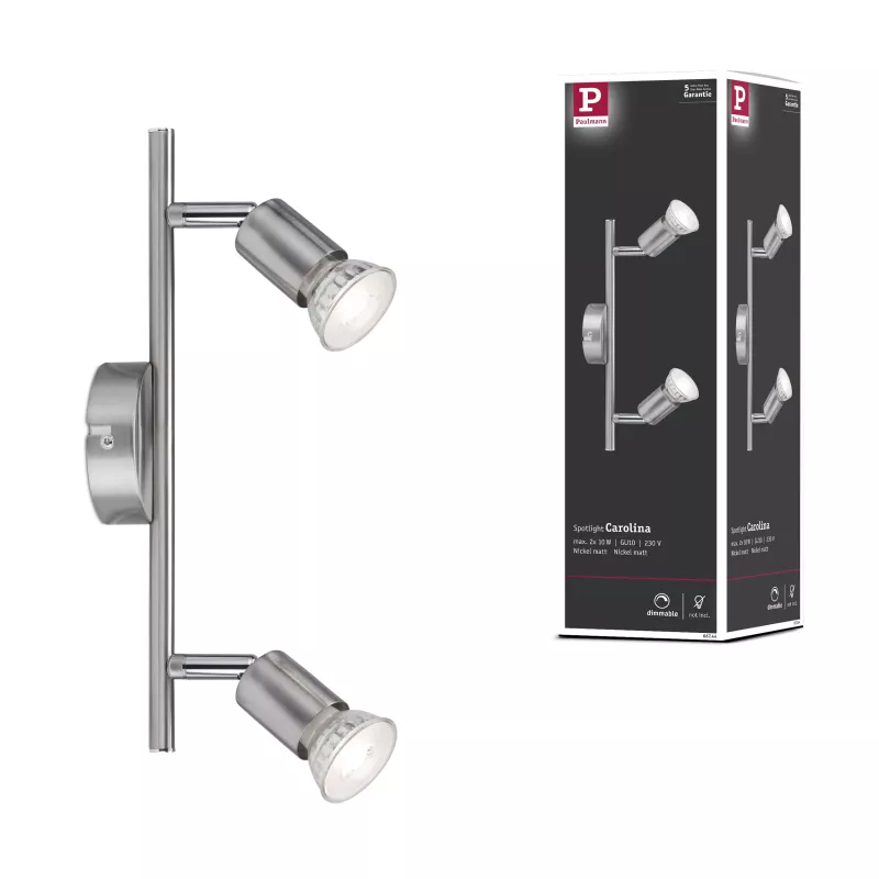 Spotlight Carolina GU10 230V max. 2x10W dimmbar PAULMANN 18 - Cimaise Tableau 