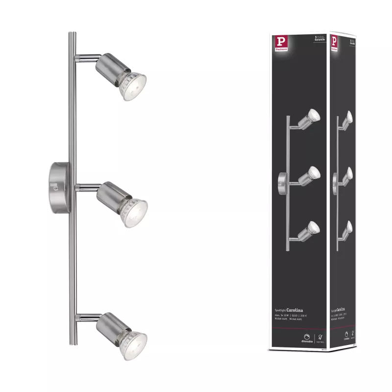 Spotlight Carolina GU10 230V max. 3x10W dimmbar