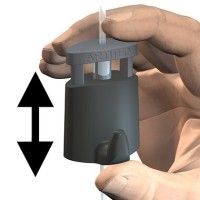 Selbsthemmender Haken MICRO GRIP 2 MM 20 KG - Anhänger Bild artiteq ARTI TEQ 3 - Cimaise Tableau 