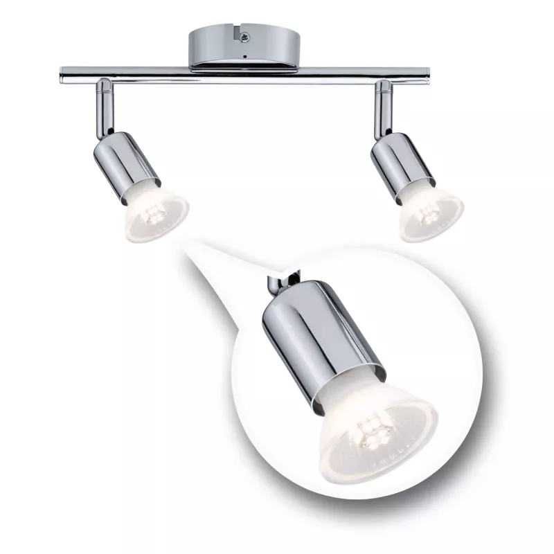 Foco Carolina IP44 GU10 230V máx. 2x10W regulable PAULMANN 16 - Cimaise Tableau 