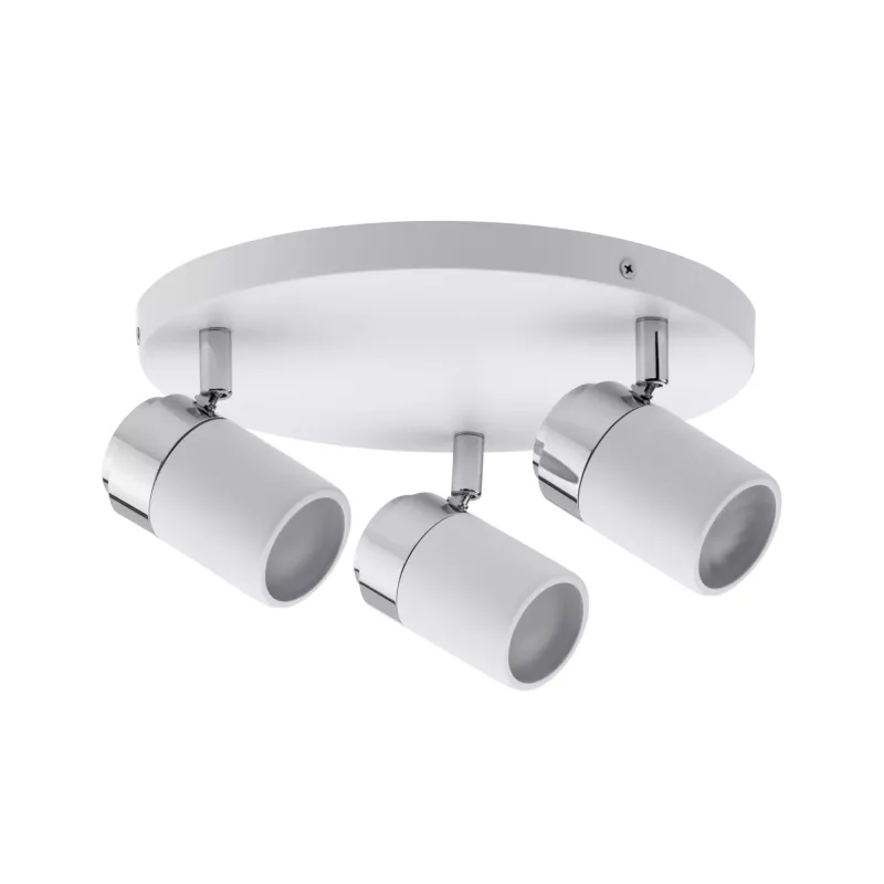 Foco Zyli IP44 GU10 230V máx. 3x10W regulable - système d'accrochage et décoration