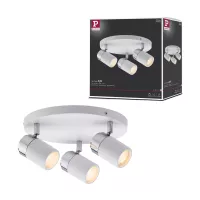 Spotlight Zyli IP44 GU10 230V max. 3x10W gradable - système d'accrochage et décoration - détail 3