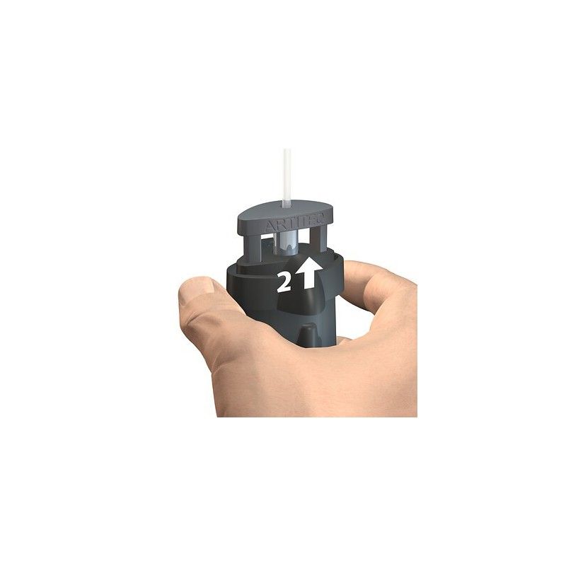 Self-locking hook MICRO GRIP LOCK 2 MM 20 KG - Suspent cimas artiteq paintings ARTI TEQ 3 - Cimaise Tableau 