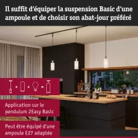 URail Lampenschirm 2Easy Raja 100mm - système d'accrochage et décoration - détail 5