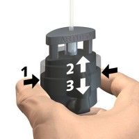 Crochet Autobloquant MICRO GRIP LOCK 2 MM 20 KG - suspention cimaises tableaux artiteq ARTI TEQ 5 - Cimaise Tableau 