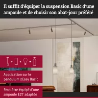 URail Lampenschirm 2Easy Valerio 100mm - système d'accrochage et décoration - détail 5