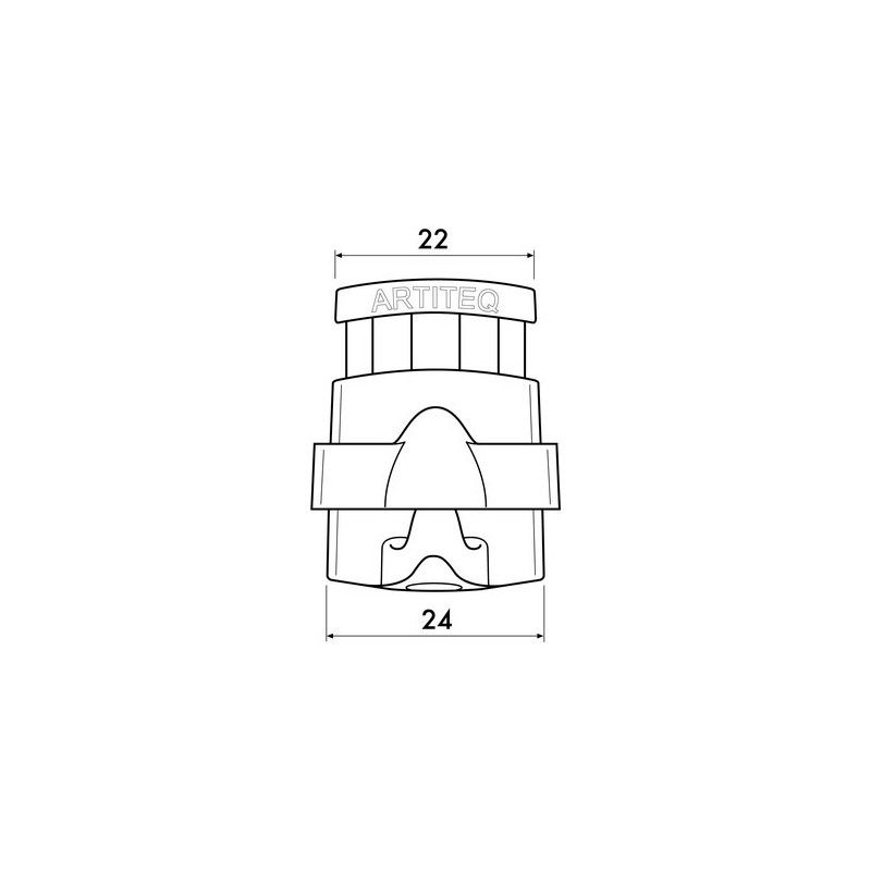 Selbsthemmender Haken MICRO GRIP LOCK 2 MM 20 KG - Suspent cimas artiteq Gemälde ARTI TEQ 8 - Cimaise Tableau 