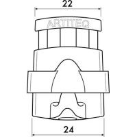 Crochet autobloquant MICRO GRIP LOCK 2 MM 20 KG - suspension cimaises tableaux artiteq ARTI TEQ 8 - Cimaise Tableau