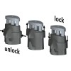 Self-locking hook MICRO GRIP LOCK 2 MM 20 KG - Suspent cimas artiteq paintings ARTI TEQ 9 - Cimaise Tableau