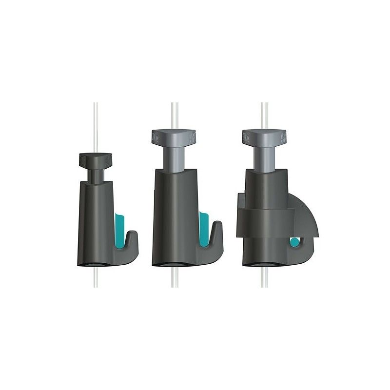 Selbsthemmender Haken MICRO GRIP LOCK 2 MM 20 KG - Suspent cimas artiteq Gemälde ARTI TEQ 10 - Cimaise Tableau 