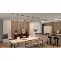 URail Smart Home Zigbee 3.0 Dimm-/Schalter-Schienenadapter 155x56mm - système d'accrochage et décoration - détail 3