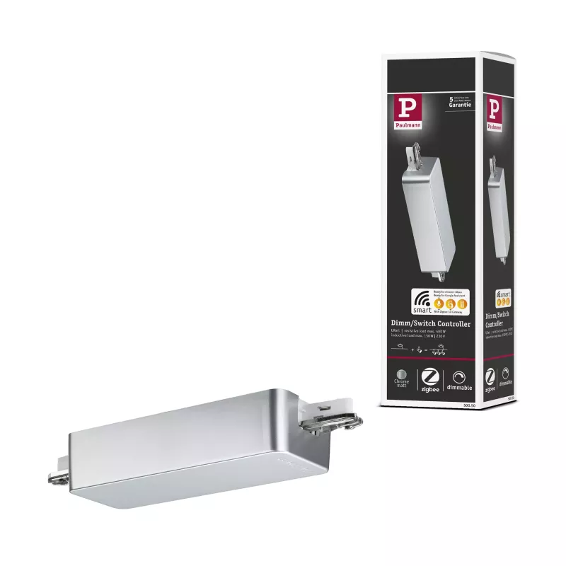 Adaptador de riel para interruptor/dimm Zigbee 3.0 URail Smart Home 155x56mm