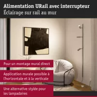 URail Alimentation électrique Câble avec interrupteur 2,4m max. - système d'accrochage et décoration - détail 4