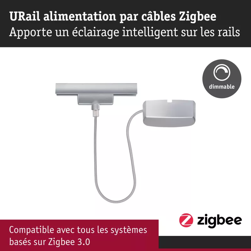 URail Zigbee 3.0 Netzteil, max. 1 m Kabel. PAULMANN 30 - Cimaise Tableau 