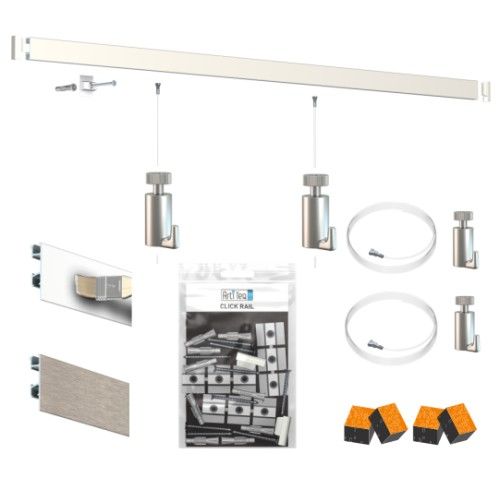 Artiteq PREMIUM Pro Klickschienenpaket Cimaise Tableau 1 - Cimaise Tableau