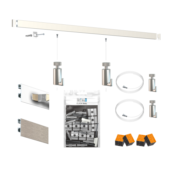 Pack cimaise click rail Pro artiteq PREMIUM Cimaise Tableau 1 - Cimaise Tableau 