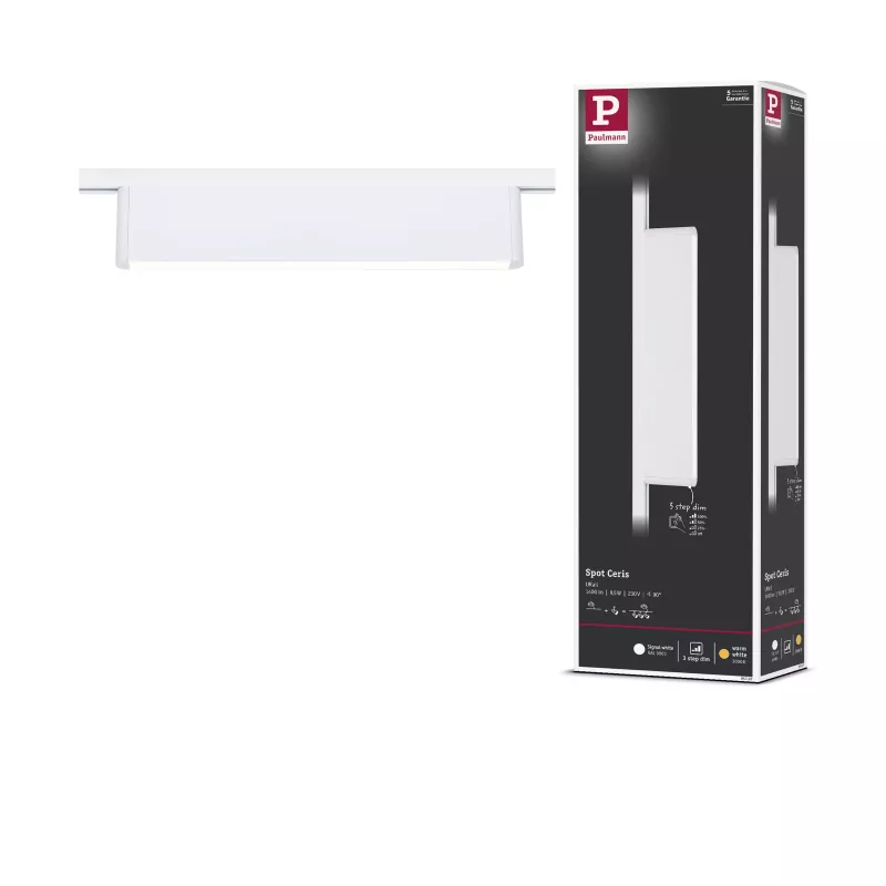 URail Lightbar 3-Step-Dim Ceris 800lm 9.5W 3000K dimmable 230V
