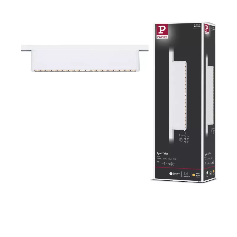 URail Lichtleiste 3-stufig dimmbar Zelos 1050lm 10W 3000K 230V