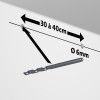 Pack cimaise Contour rail artiteq PREMIUM Cimaise Tableau 3 - Cimaise Tableau 