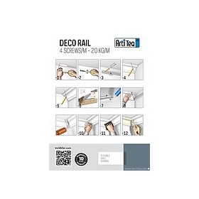 Pack cimaise Deco rail artiteq ECO Cimaise Tableau 2 - Cimaise Tableau