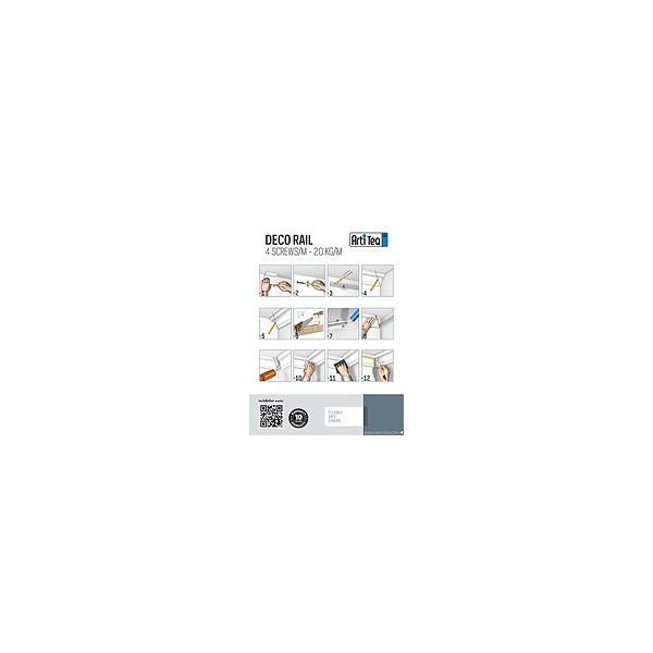 Pack cimaise Deco rail artiteq ECO Cimaise Tableau 2 - Cimaise Tableau 