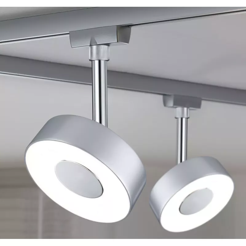 URail Spot sur rail 3-Step-Dim Circle 220lm 5W 4000K gradable 230V PAULMANN 43 - Cimaise Tableau 