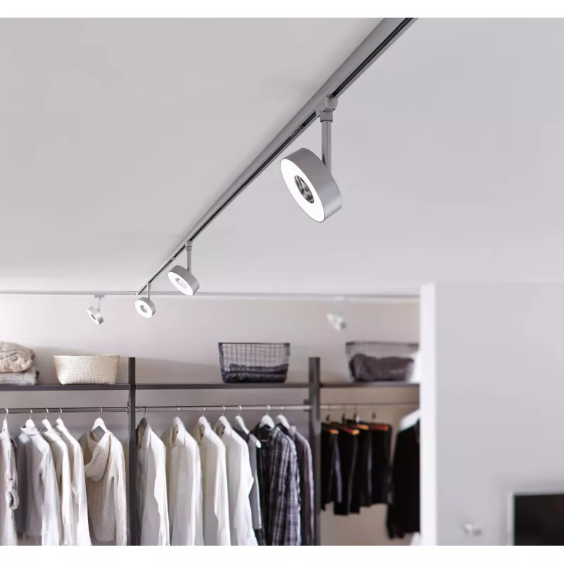 URail Track spotlight 3-Step-Dim Circle 220lm 5W 4000K dimmable 230V PAULMANN 44 - Cimaise Tableau 