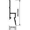 Pack cimaise Deco rail artiteq ECO Cimaise Tableau 9 - Cimaise Tableau 