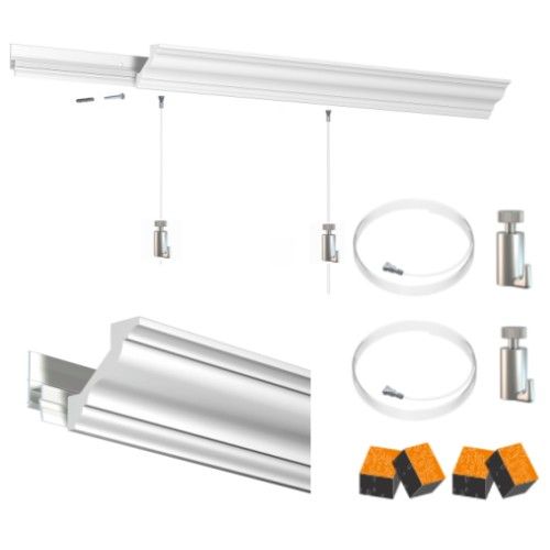 Pack cimaise Deco rail artiteq PREMIUM Cimaise Tableau 1 - Cimaise Tableau