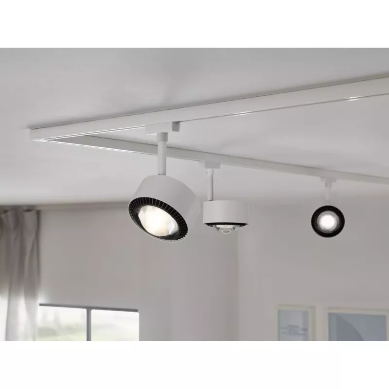 URail Track spotlight Aldan Individual spotlight 498lm 8W 2700K dimmable 230V