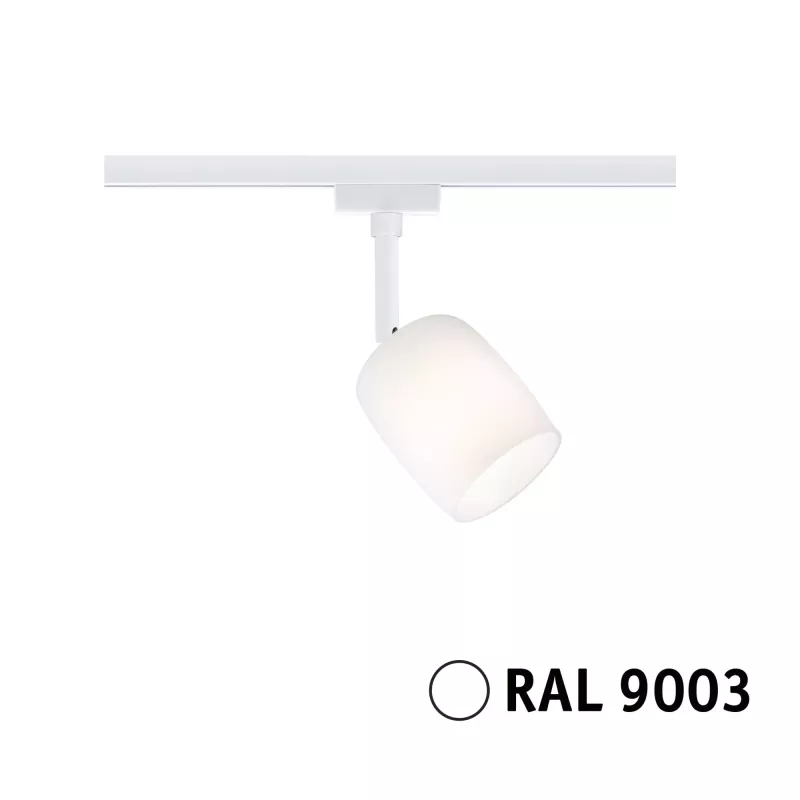 Foco para riel URail Blossom G9, máx. 10 W, regulable, 230 V