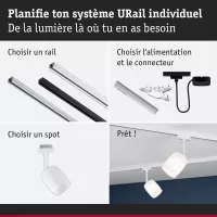 URail Spot sur rail Blossom G9 max. 10W gradable 230V - système d'accrochage et décoration - détail 6